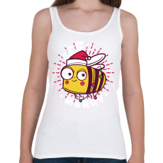 PRINTFASHION Karácsonyi méh - Női atléta - Fehér