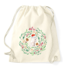 PRINTFASHION Karácsonyi nyuszi - Sportzsák, Tornazsák - Natúr