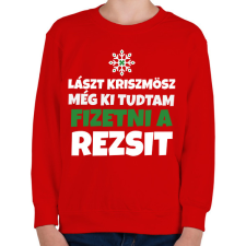 PRINTFASHION KARÁCSONYI REZSI - Gyerek pulóver - Piros gyerek pulóver, kardigán