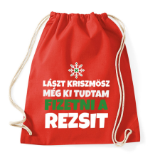 PRINTFASHION KARÁCSONYI REZSI - Sportzsák, Tornazsák - Piros tornazsák