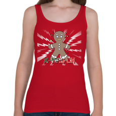 PRINTFASHION KARÁCSONYI SZÉNHIDRÁT - Női atléta - Cseresznyepiros