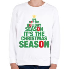 PRINTFASHION Karácsonyi szezon - Gyerek pulóver - Fehér gyerek pulóver, kardigán