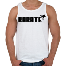 PRINTFASHION KARATE - Férfi atléta - Fehér