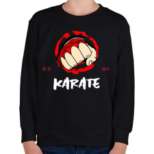PRINTFASHION KARATE - Gyerek pulóver - Fekete gyerek pulóver, kardigán