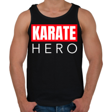PRINTFASHION KARATE HERO - Férfi atléta - Fekete