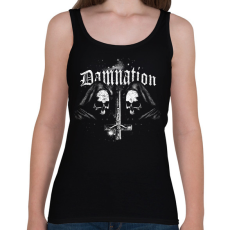 PRINTFASHION Kárhozat - Okkult Design - Női atléta - Fekete