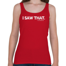 PRINTFASHION Karma - Női atléta - Cseresznyepiros