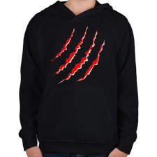 PRINTFASHION KARMOL - Gyerek kapucnis pulóver - Fekete gyerek pulóver, kardigán