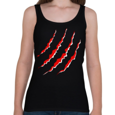 PRINTFASHION KARMOL - Női atléta - Fekete