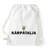 PRINTFASHION Kárpátalja - Sportzsák, Tornazsák - Fehér