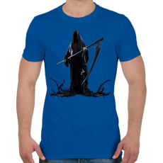 PRINTFASHION Kaszás - Férfi póló - Királykék