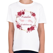 PRINTFASHION Katalin - Gyerek póló - Fehér gyerek póló
