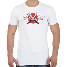 PRINTFASHION Katanas - Férfi póló - Fehér férfi póló