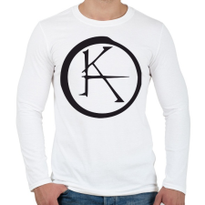 PRINTFASHION katet1 - Férfi hosszú ujjú póló - Fehér férfi póló