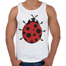 PRINTFASHION katicabogár  - Férfi atléta - Fehér atléta, trikó