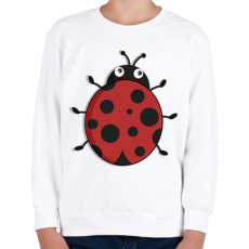 PRINTFASHION katicabogár  - Gyerek pulóver - Fehér
