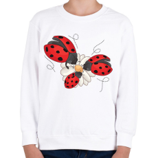 PRINTFASHION katicabogár  - Gyerek pulóver - Fehér