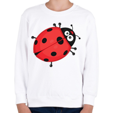 PRINTFASHION Katicabogár  - Gyerek pulóver - Fehér gyerek pulóver, kardigán