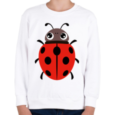 PRINTFASHION Katicabogár  - Gyerek pulóver - Fehér