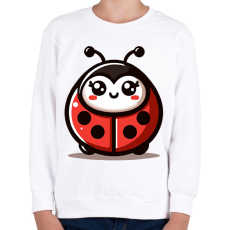 PRINTFASHION Katicabogár  - Gyerek pulóver - Fehér