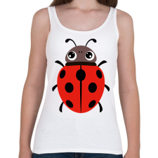 PRINTFASHION Katicabogár  - Női atléta - Fehér női trikó