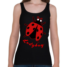 PRINTFASHION Katicabogár  - Női atléta - Fekete