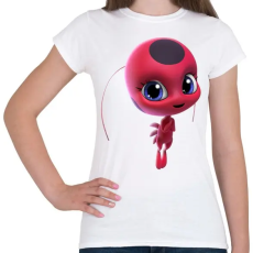 PRINTFASHION Katicabogár - Női póló - Fehér