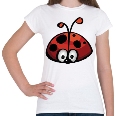 PRINTFASHION katicabogár  - Női póló - Fehér