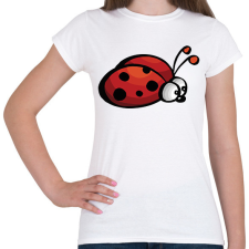 PRINTFASHION katicabogár - Női póló - Fehér női póló