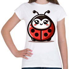 PRINTFASHION Katicabogár - Női póló - Fehér női póló