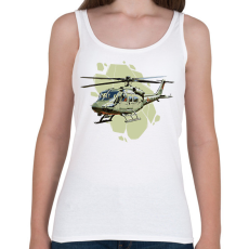 PRINTFASHION Katonai helikopter - Női atléta - Fehér