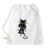 PRINTFASHION Katze - Sportzsák, Tornazsák - Fehér