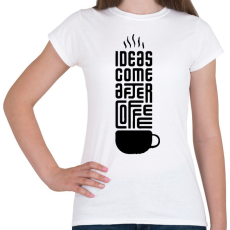 PRINTFASHION Kávé - Női póló - Fehér