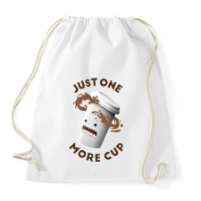 PRINTFASHION Kávé őrült - Sportzsák, Tornazsák - Fehér tornazsák