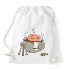 PRINTFASHION Kávé - Sportzsák, Tornazsák - Fehér tornazsák