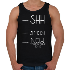 PRINTFASHION Kávé szint - Bögre (fehér) - Férfi atléta - Fekete