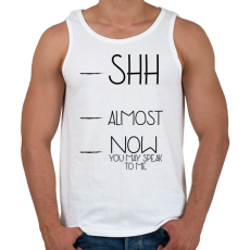 PRINTFASHION Kávé szint - Bögre (fekete) - Férfi atléta - Fehér