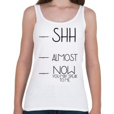 PRINTFASHION Kávé szint - Bögre (fekete) - Női atléta - Fehér női trikó