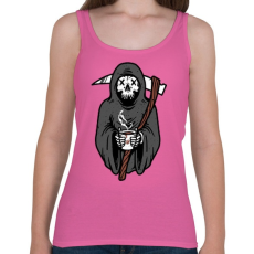 PRINTFASHION Kávézó kaszás - Női atléta - Rózsaszín