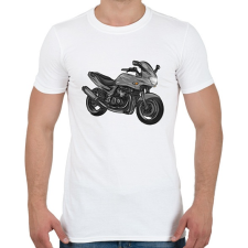 PRINTFASHION kawasaki zr7 - Férfi póló - Fehér férfi póló