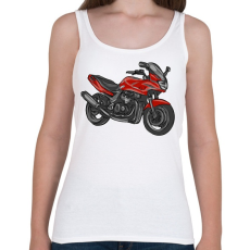 PRINTFASHION kawasaki zr7 piros - Női atléta - Fehér