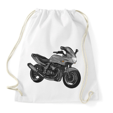 PRINTFASHION kawasaki zr7 - Sportzsák, Tornazsák - Fehér tornazsák