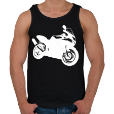 PRINTFASHION kawasaki zx6r - Férfi atléta - Fekete atléta, trikó