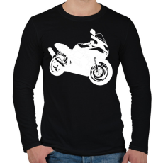 PRINTFASHION kawasaki zx6r - Férfi hosszú ujjú póló - Fekete