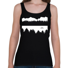 PRINTFASHION Kayak - Női atléta - Fekete női trikó