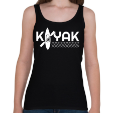 PRINTFASHION Kayaker - Női atléta - Fekete női trikó