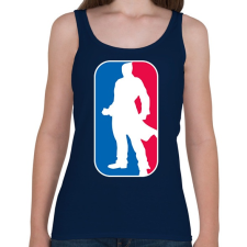 PRINTFASHION Kazuya Mishima - Női atléta - Sötétkék női trikó