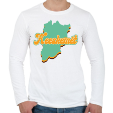 PRINTFASHION Kecskemét - Férfi hosszú ujjú póló - Fehér férfi póló