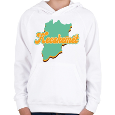 PRINTFASHION Kecskemét - Gyerek kapucnis pulóver - Fehér gyerek pulóver, kardigán