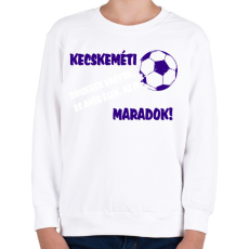 PRINTFASHION Kecskeméti drukker - Gyerek pulóver - Fehér